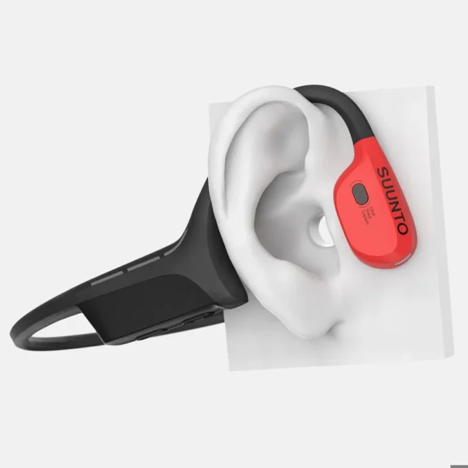 Auriculares de conducción ósea Suunto Wing en rojo lava Auriculares de conducción ósea Suunto Wing en rojo lava