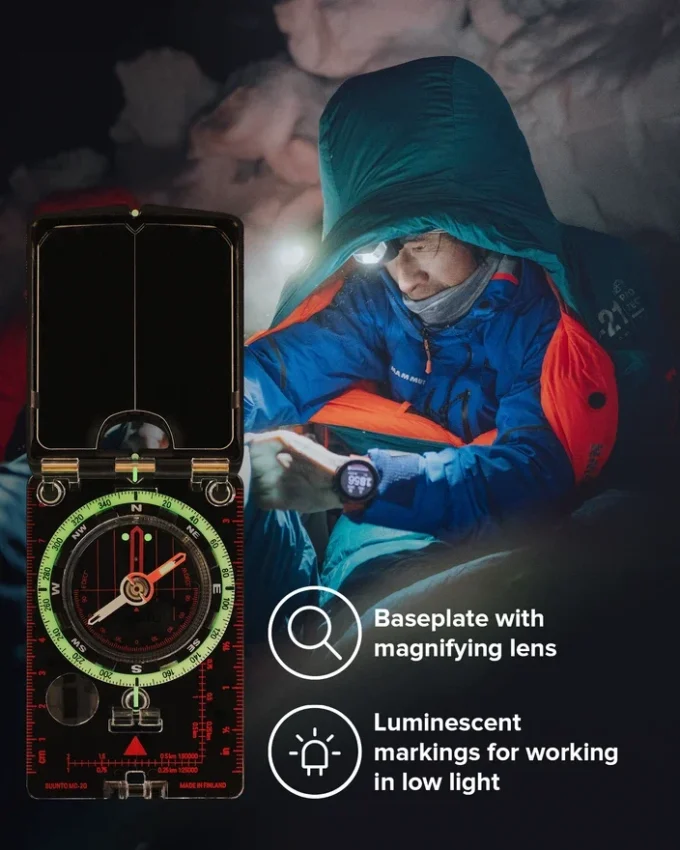 Brújula de espejo Suunto MC-2 G: brújula de espejo profesional Brújula de espejo Suunto MC-2 G: brújula de espejo profesional