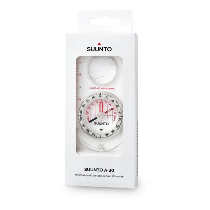 Brújula con placa base Suunto A-30 NH USGS para navegación y supervivencia
