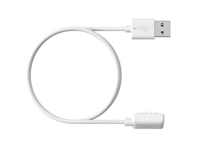 Cable USB magnético blanco: carga y actualiza tu reloj Suunto Cable USB magnético blanco: carga y actualiza tu reloj Suunto