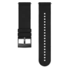 Correa de accesorio de microfibra negra ultrasuave para deporte y estilo Correa de accesorio de microfibra negra ultrasuave para deporte y estilo