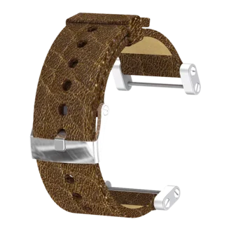 Correa de cuero marrón para Suunto Core