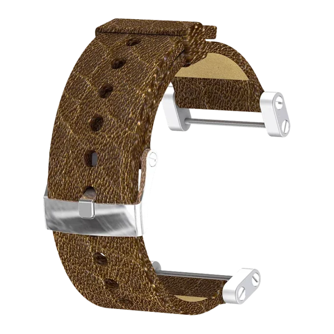 Correa de cuero marrón para Suunto Core Correa de cuero marrón para Suunto Core