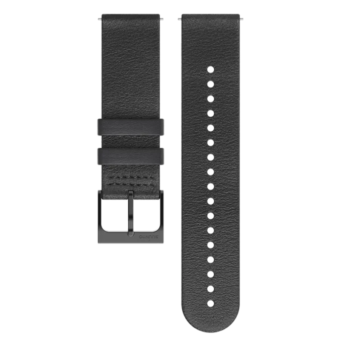 Correa de cuero Suunto 22 mm Urban 6, All Black, talla M Correa de cuero Suunto 22 mm Urban 6, All Black, talla M