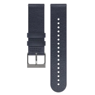 Correa de cuero Suunto 22 mm Urban 6 azul granito, talla M