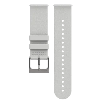 Correa de cuero Suunto 22 mm Urban 6, blanco abedul, m