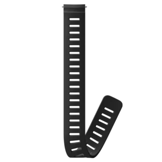 Correa de extensión de silicona negra para Suunto