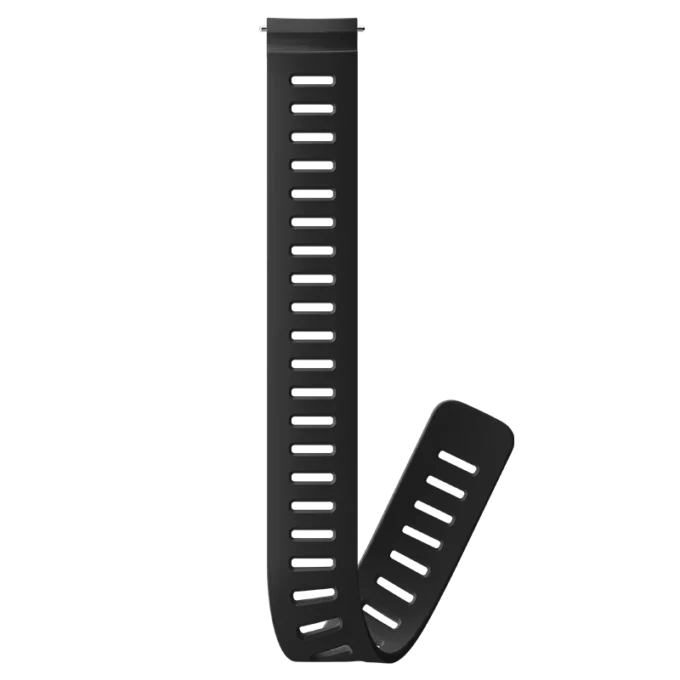 Correa de extensión de silicona negra para Suunto