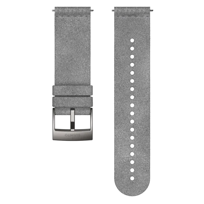Correa de reloj de microfibra gris ultrasuave para deporte y estilo Correa de reloj de microfibra gris ultrasuave para deporte y estilo