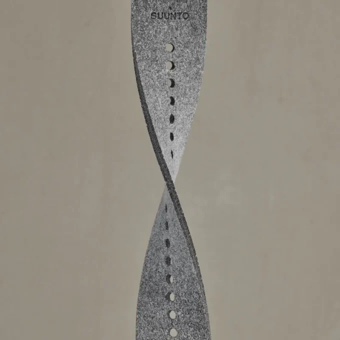 Correa de reloj de microfibra gris ultrasuave para deporte y estilo Correa de reloj de microfibra gris ultrasuave para deporte y estilo