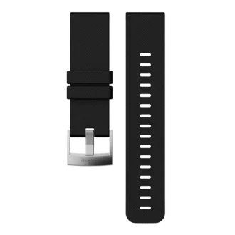 Correa de silicona negra para Suunto Traverse: correa para modelos Traverse