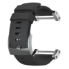 Correa de silicona plana negra para Suunto Core: correa para modelos Core