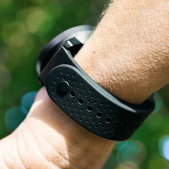 Correa de silicona Suunto 22 mm Athletic 1, All Black, tallas S y M