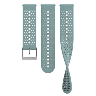 Correa de silicona Suunto Athletic 1 de 22 mm, gris musgo, tallas S+M