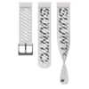 Correa de silicona Suunto Athletic 5 de 22 mm, blanco perla, tallas S+M