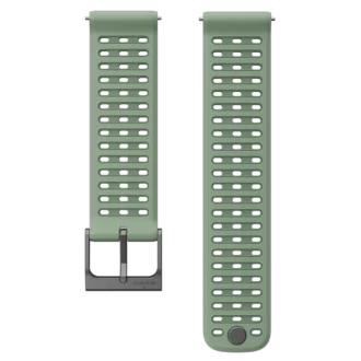 Correa de silicona Suunto Athletic 9 de 22 mm, verde salvia, tallas S+M
