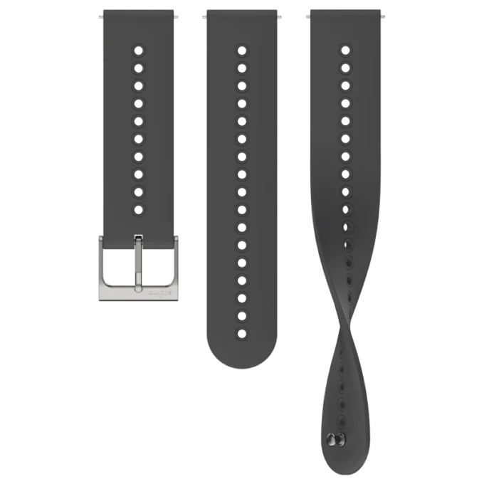 Correa de silicona Suunto Urban 4 de 22 mm, gris pizarra, tallas S+M