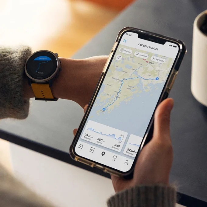 Suunto 5 Peak Ocre: reloj multideporte ligero para entrenar, explorar y cuidar el bienestar