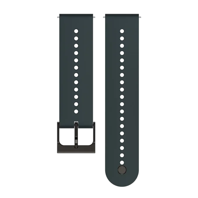 Correa de silicona Suunto Urban 7 de 22 mm, verde cueva, talla S