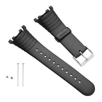 Kit de correa Suunto Vector de elastómero negro: correa para Vector y Advizor
