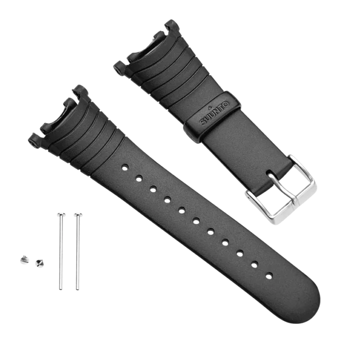 Kit de correa Suunto Vector de elastómero negro: correa para Vector y Advizor Kit de correa Suunto Vector de elastómero negro: correa para Vector y Advizor