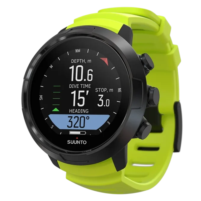 Ordenador de buceo Suunto D5 Black Lime para principiantes