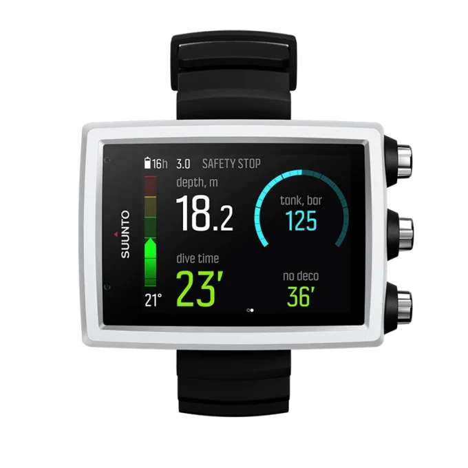 Ordenador de buceo Suunto EON Core blanco con pantalla a color y números grandes Ordenador de buceo Suunto EON Core blanco con pantalla a color y números grandes
