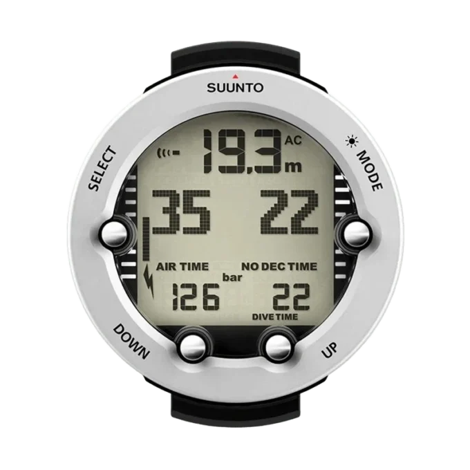 Ordenador de buceo Suunto Vyper Novo blanco con brújula y cambio de gas