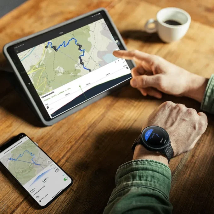 Reloj GPS resistente Suunto 9 Baro en titanio negro carbón Reloj GPS resistente Suunto 9 Baro en titanio negro carbón