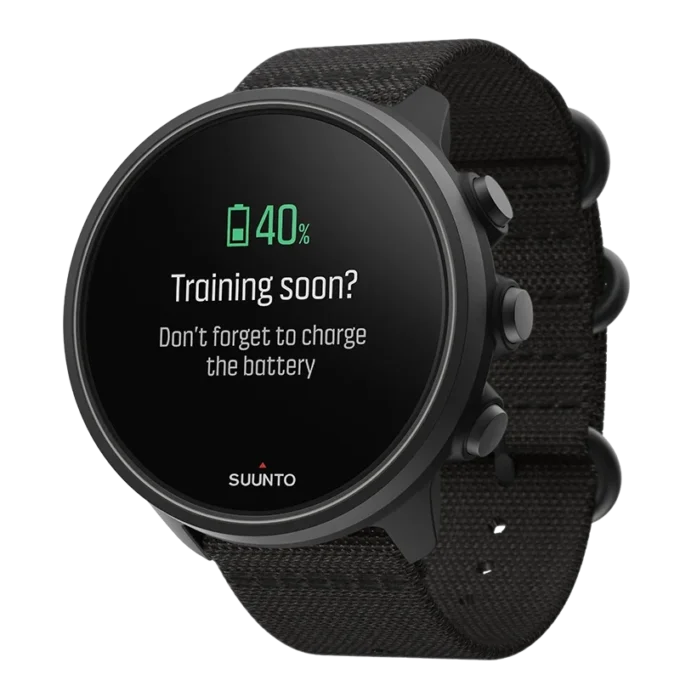 Reloj GPS resistente Suunto 9 Baro en titanio negro carbón Reloj GPS resistente Suunto 9 Baro en titanio negro carbón