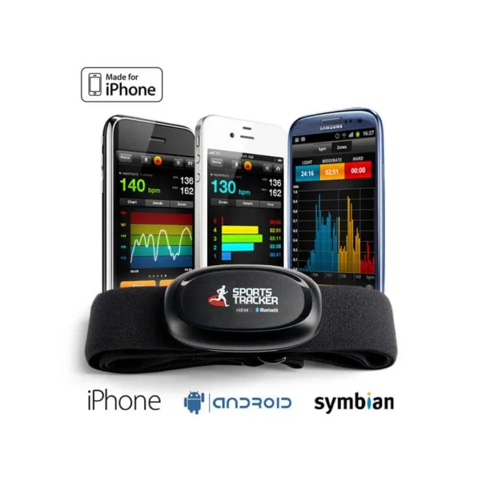 Sports Tracker HRM2 conecta el teléfono a la aplicación Sports Tracker