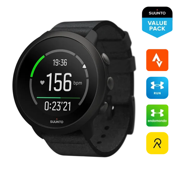 Suunto 3 All Black: reloj deportivo compacto para la salud y el bienestar