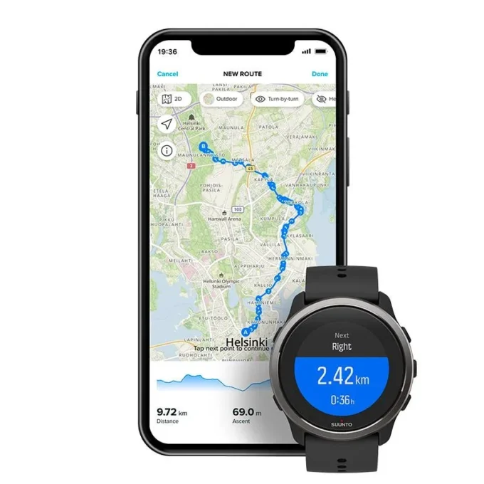 Suunto 5 Peak Black: reloj multideporte ligero para entrenar, explorar y cuidar tu bienestar