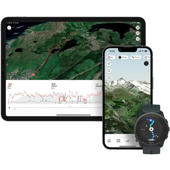 Suunto 5 Peak Cave Green: reloj multideporte ligero para entrenar, explorar y cuidar tu bienestar