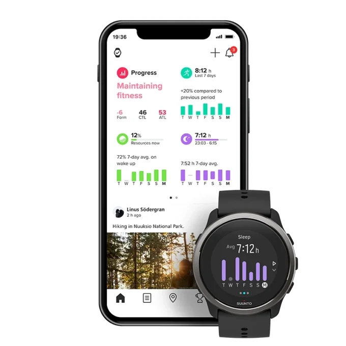 Suunto 5 Peak Ocre: reloj multideporte ligero para entrenar, explorar y cuidar el bienestar