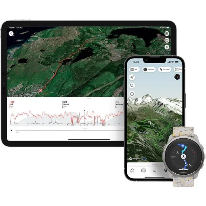 Suunto 5 Peak Ridge Sand Multicolor: reloj multideporte ligero para entrenar, explorar y cuidar tu bienestar