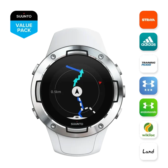 Suunto 5 White: reloj deportivo GPS compacto con una gran autonomía