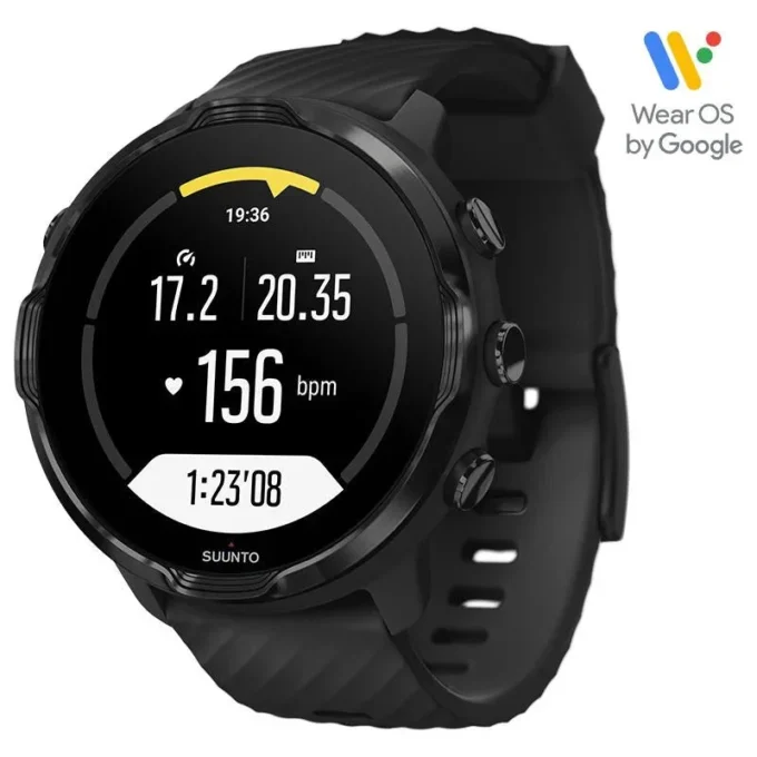 Suunto 7 negro: reloj inteligente con una experiencia deportiva versátil