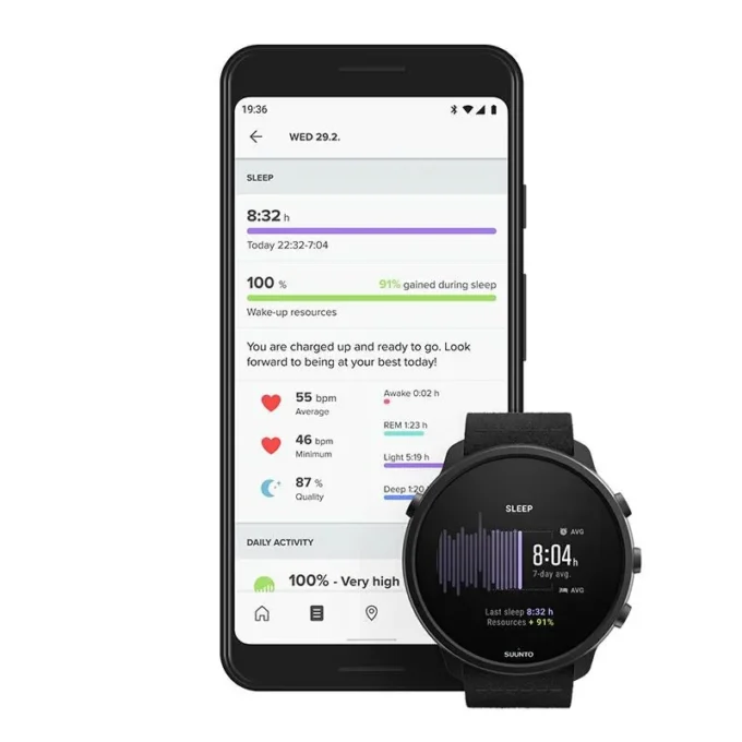 Suunto 7 titanio negro mate: reloj inteligente con una experiencia deportiva versátil