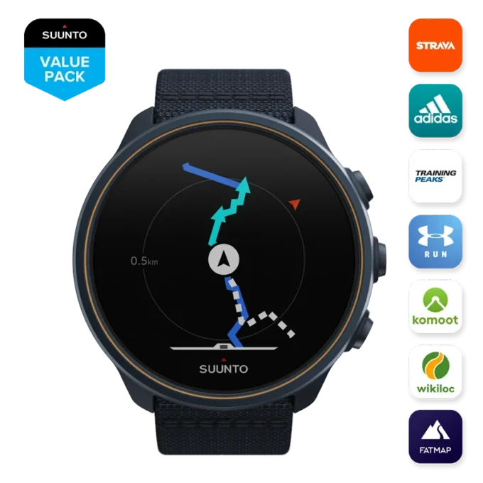 Suunto 9 Baro Granite Blue Titanium: reloj GPS de ultra resistencia Suunto 9 Baro Granite Blue Titanium: reloj GPS de ultra resistencia