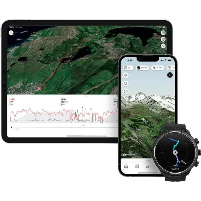 Suunto 9 Baro Titanium: reloj deportivo con GPS y batería de larga duración Suunto 9 Baro Titanium: reloj deportivo con GPS y batería de larga duración
