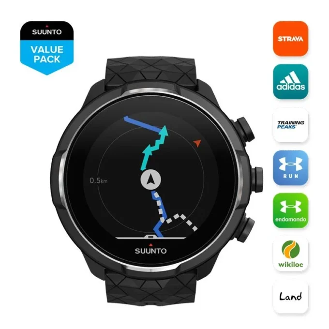 Suunto 9 Baro Titanium: reloj deportivo con GPS y batería de larga duración Suunto 9 Baro Titanium: reloj deportivo con GPS y batería de larga duración