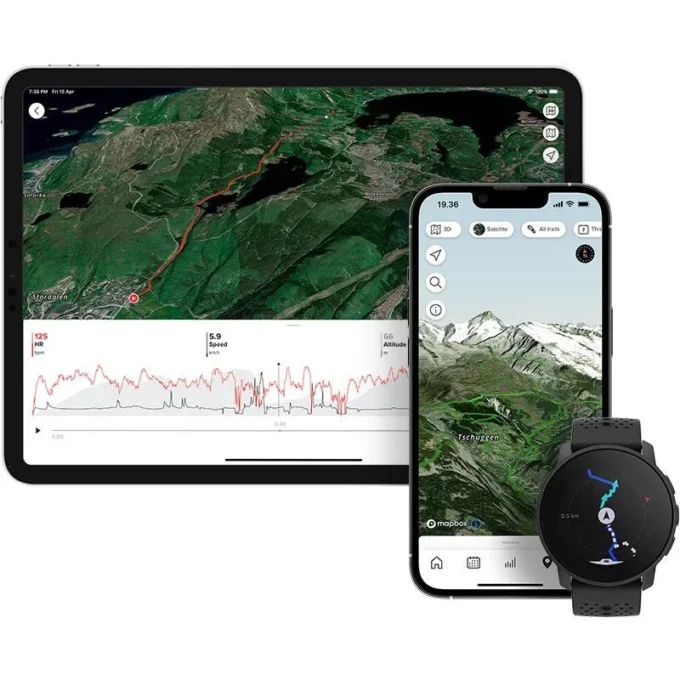 Suunto 9 Peak All Black: reloj deportivo con GPS ultradelgado, pequeño y resistente