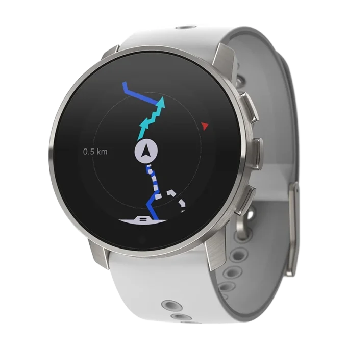 Suunto 9 Peak Birch White Titanium: reloj deportivo GPS ultradelgado, pequeño y resistente