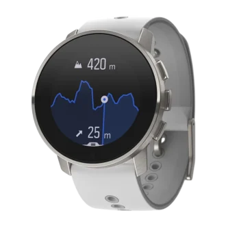 Suunto 9 Peak Birch White Titanium: reloj deportivo GPS ultradelgado, pequeño y resistente