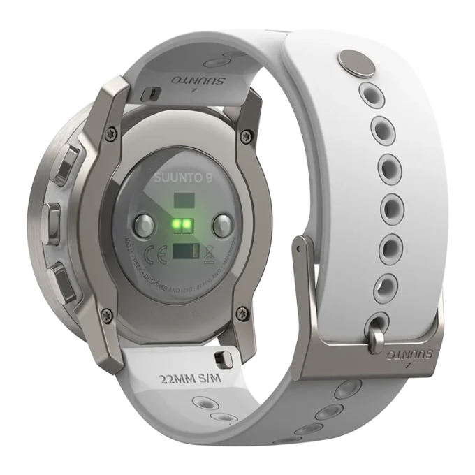 Suunto 9 Peak Birch White Titanium: reloj deportivo GPS ultradelgado, pequeño y resistente