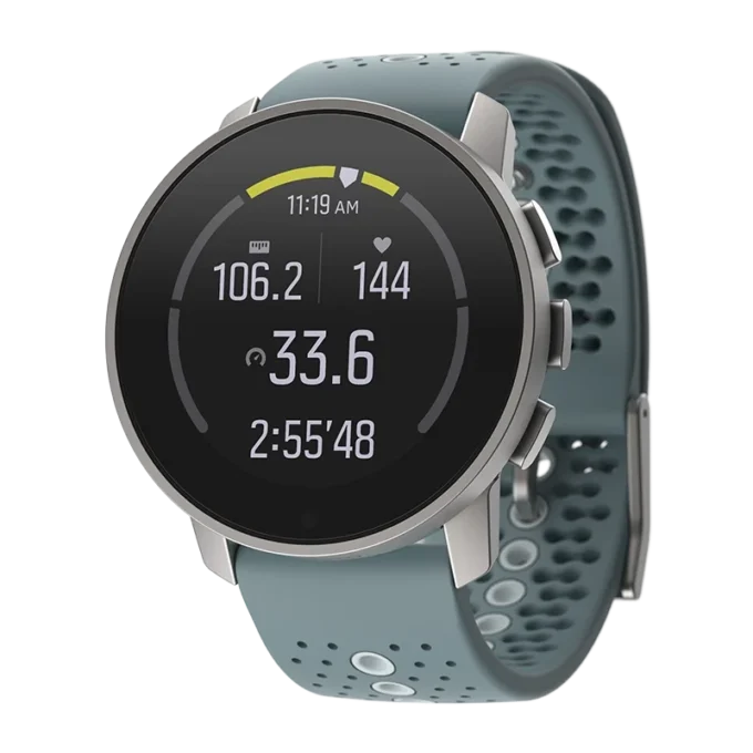 Suunto 9 Peak gris musgo: reloj deportivo GPS ultradelgado, pequeño y resistente