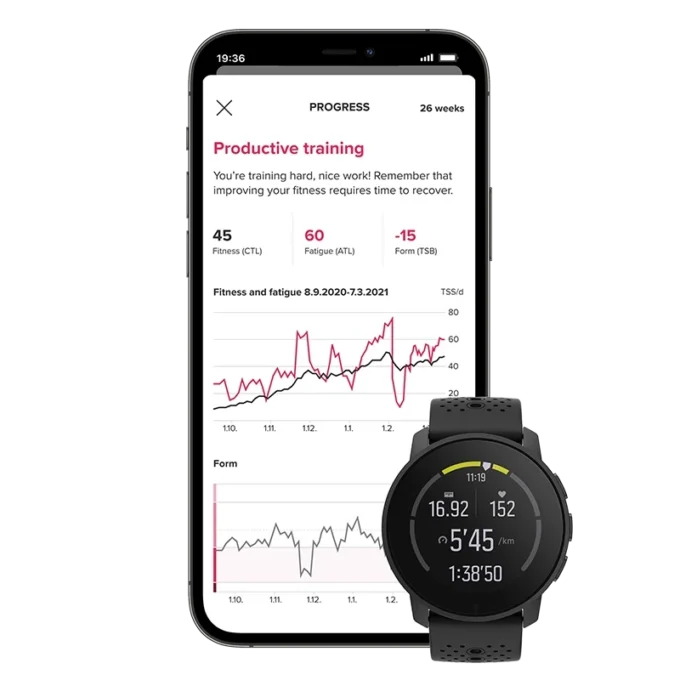 Suunto 9 Peak gris musgo: reloj deportivo GPS ultradelgado, pequeño y resistente
