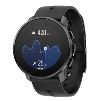 Suunto 9 Peak titanio All Black: reloj deportivo GPS ultradelgado, pequeño y resistente