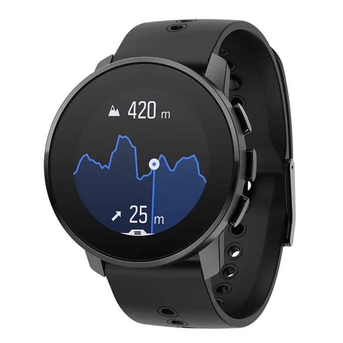 Suunto 9 Peak titanio All Black: reloj deportivo GPS ultradelgado, pequeño y resistente